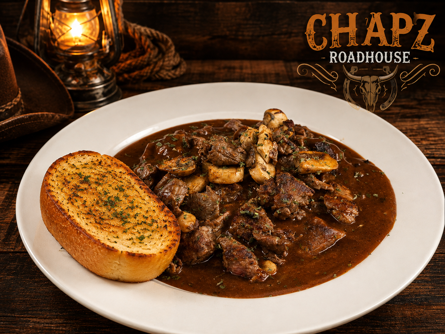 Beeftips at Chapz Roadhouse
