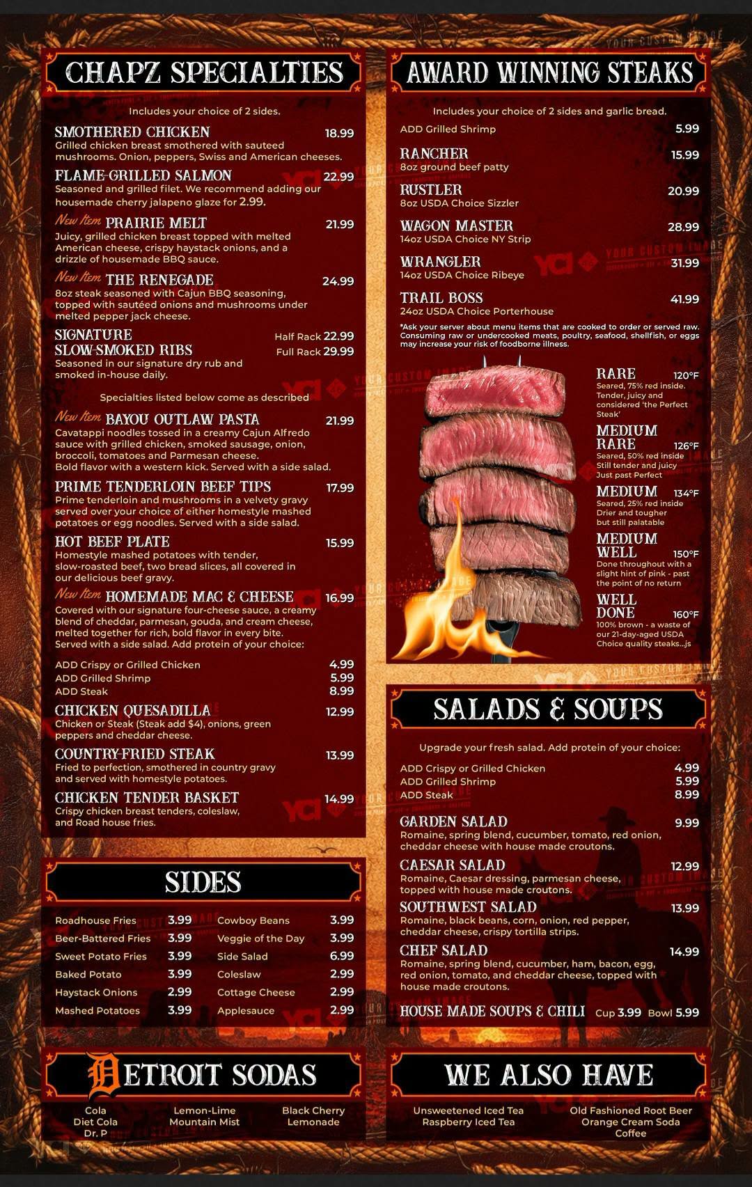 second menu